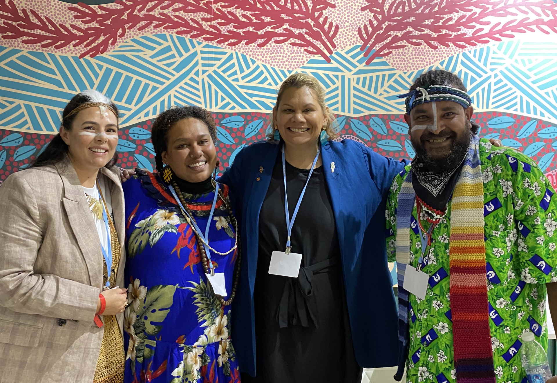With First Nations climate activists COP27