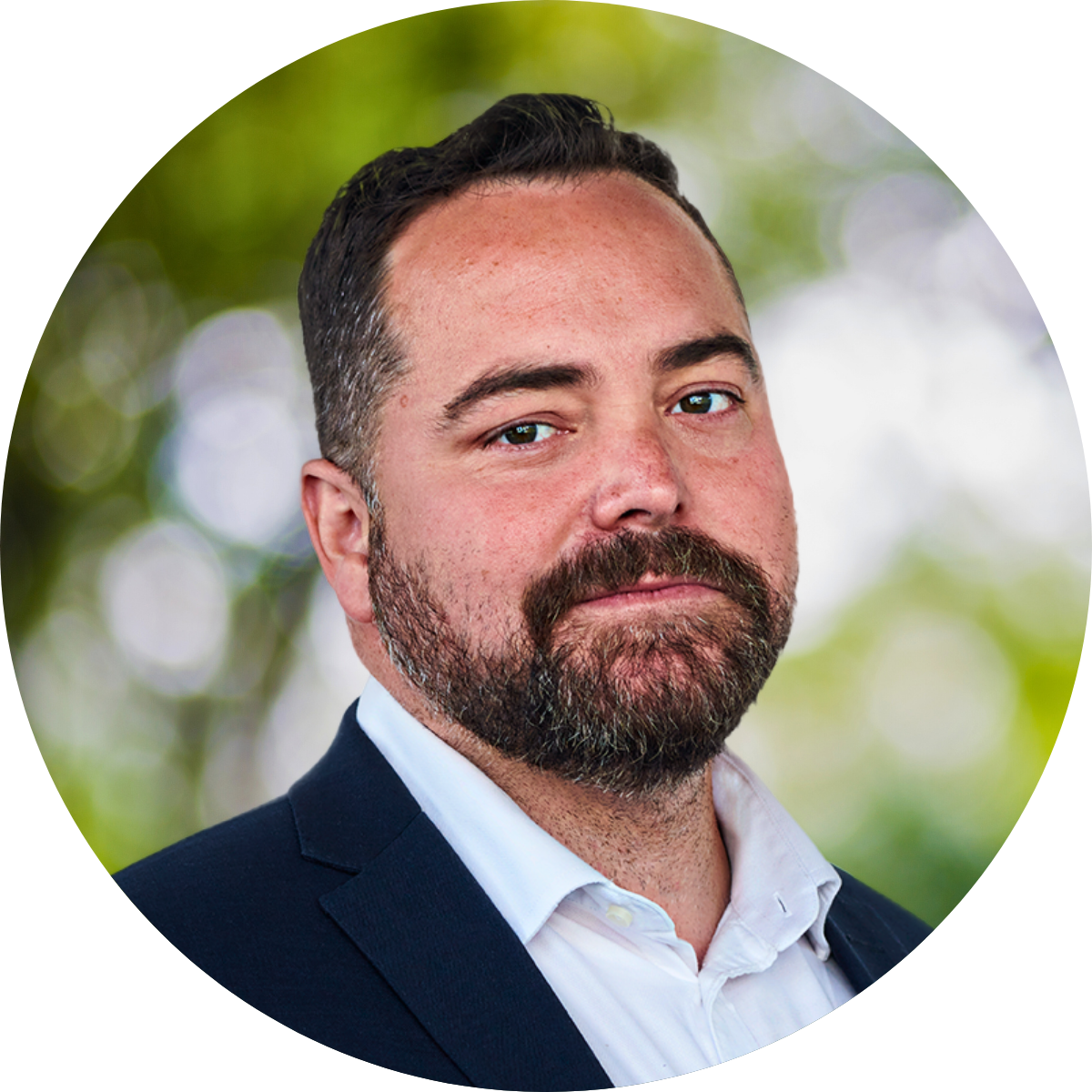 Circle profile image of Australian Greens Co-Convenor Matt Roberts.