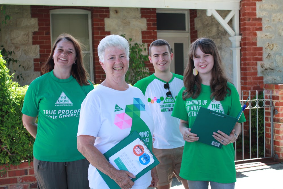 Volunteer with The Perth ByElection Greens WA
