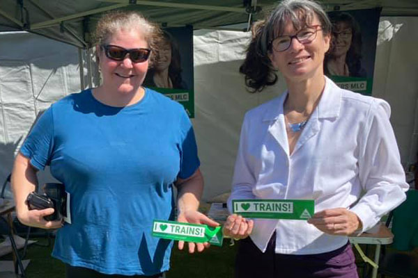 Diane and Ivanna at Green Skills Sustainable Community Festival 