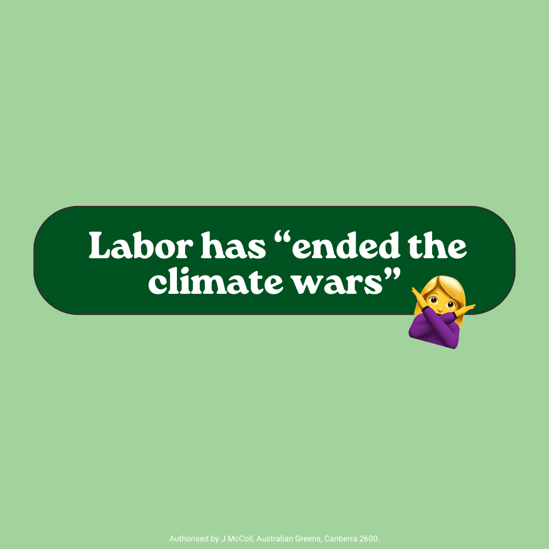 Labor has ended the climate wars 