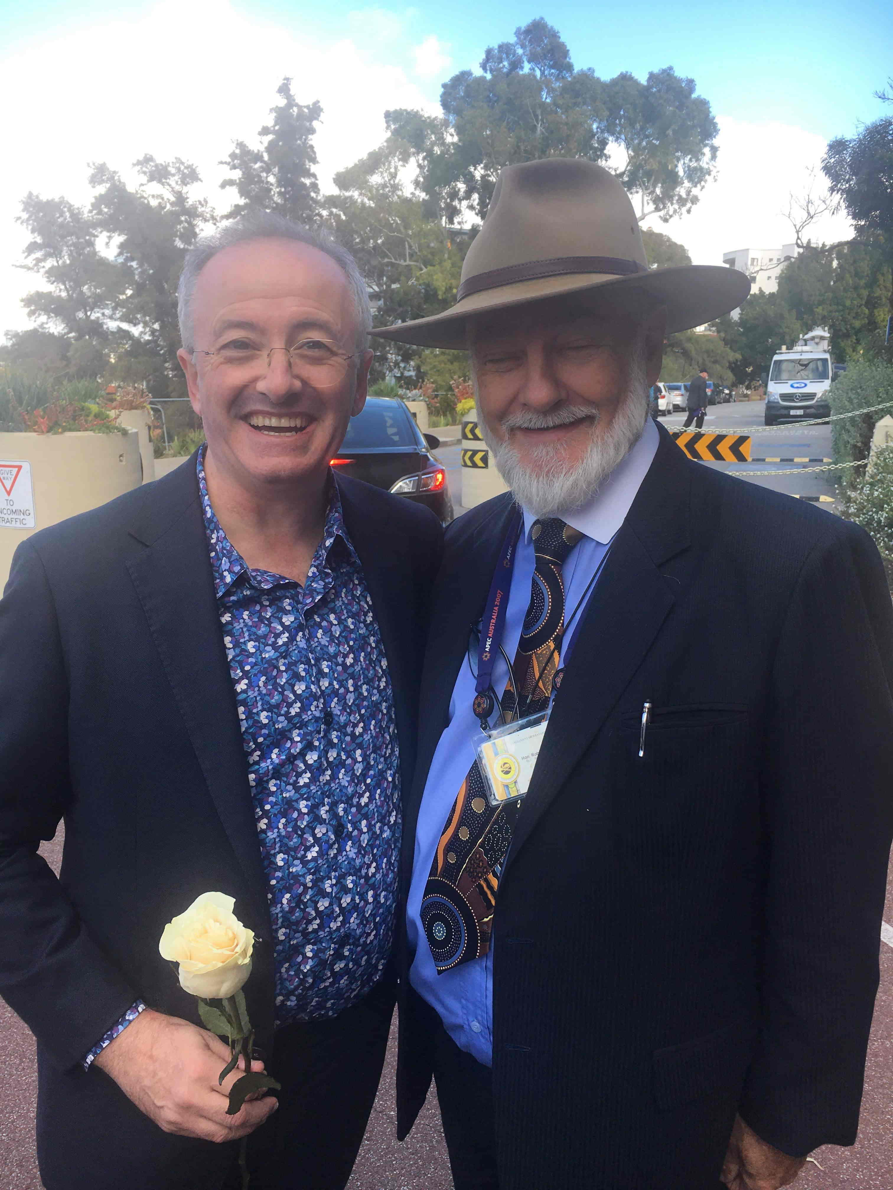 Robin and Andrew Denton