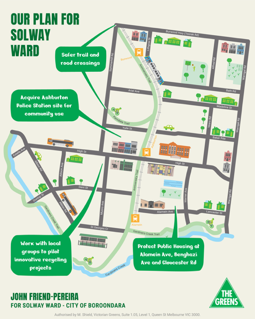 A map of Solway Ward