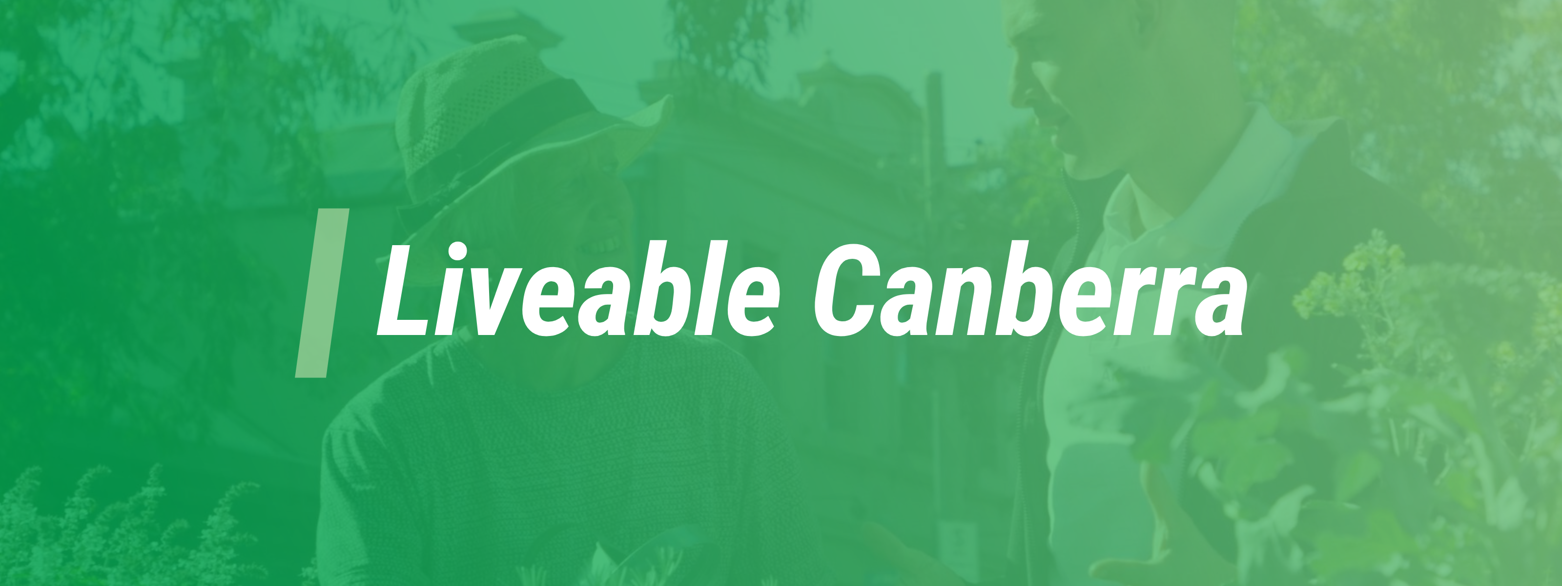 'Liveable Canberra'
