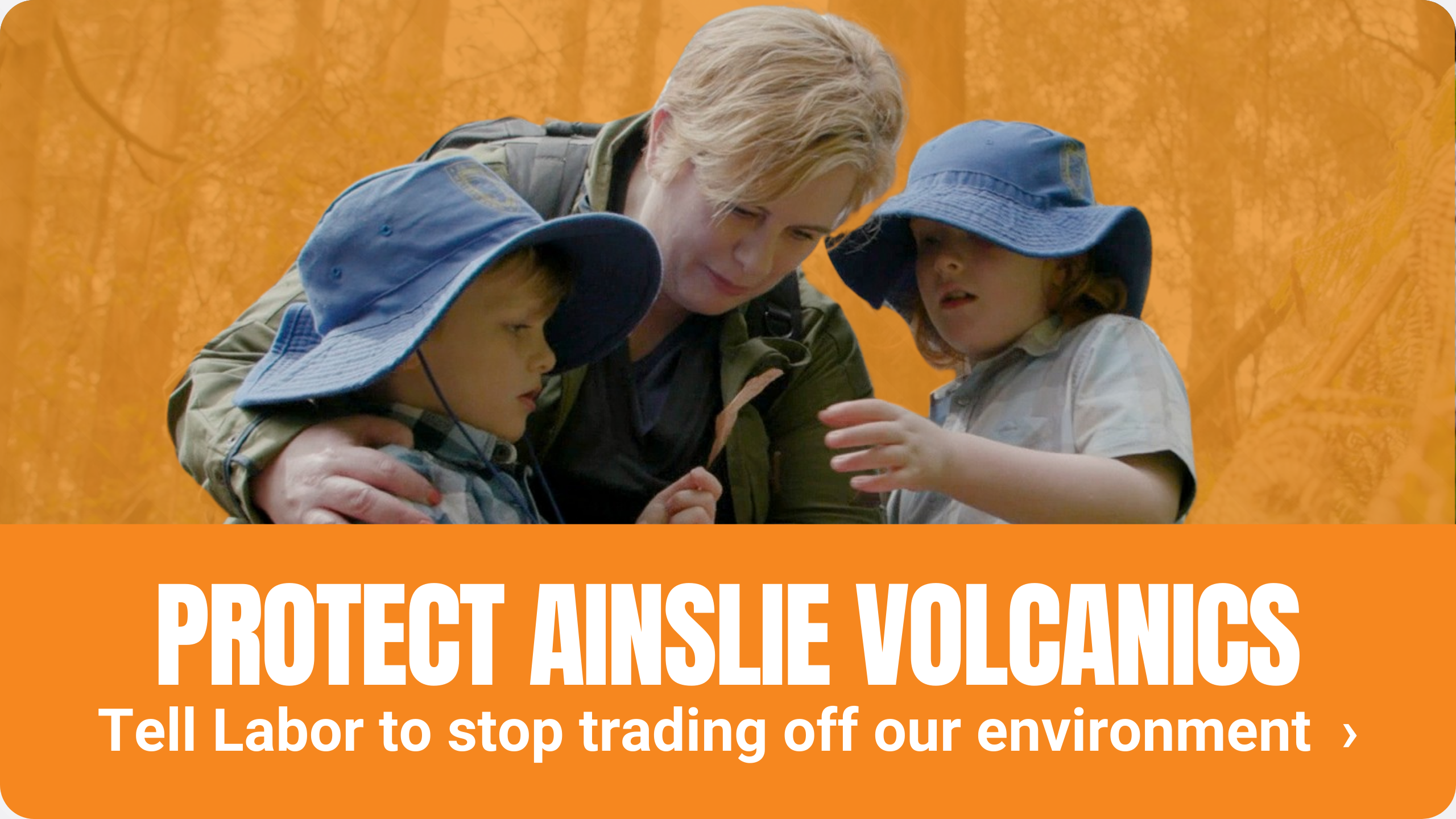 'Protect Ainslie Volcanics'