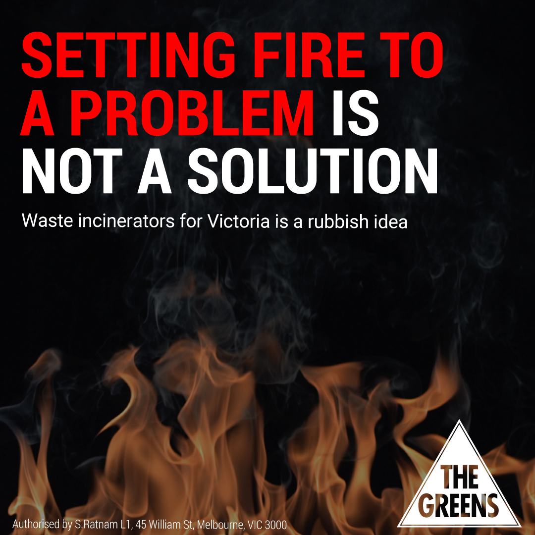 Burning a problem is no solution