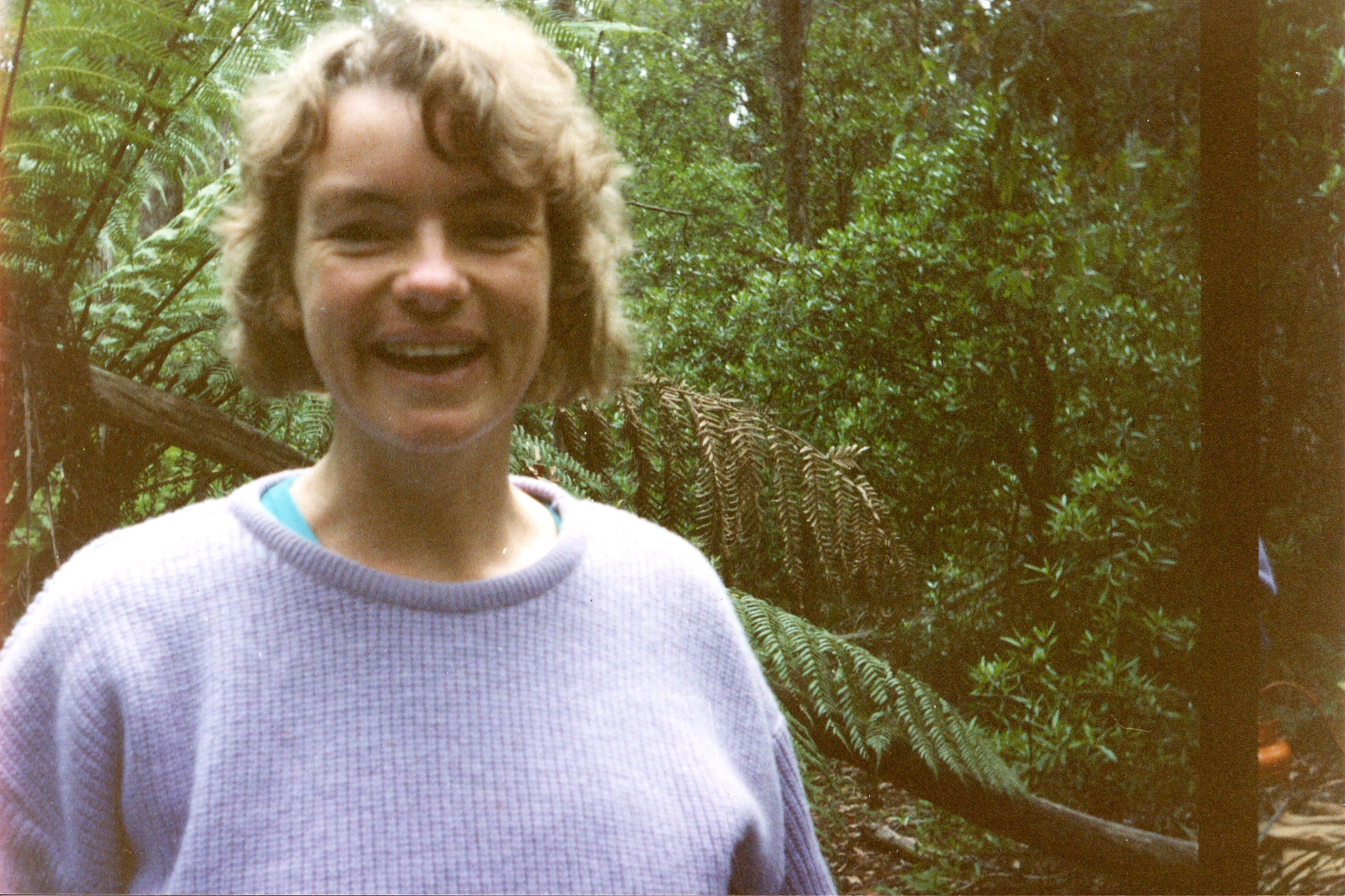 Young Janet Rice, Forest Campaigner 