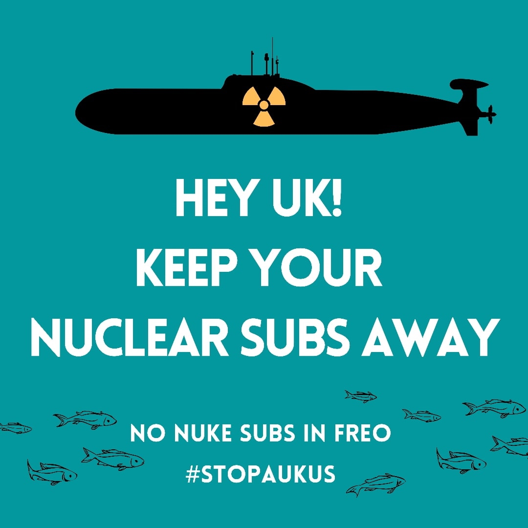 Protest UK nuclear sub
