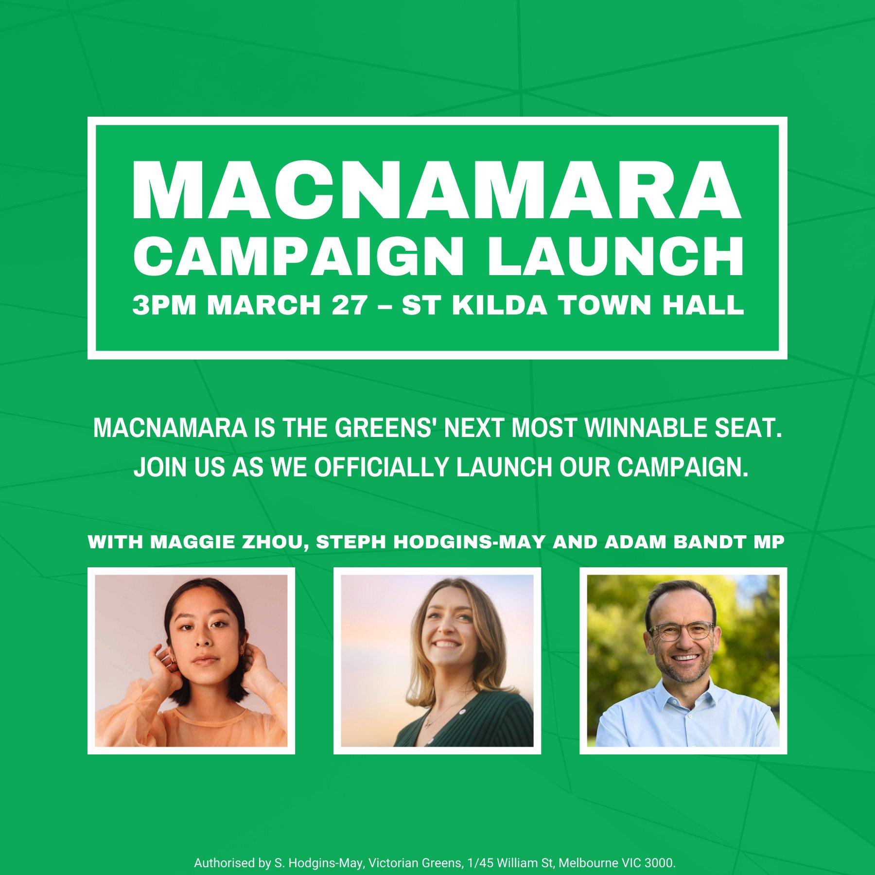 Macnamara launch social image